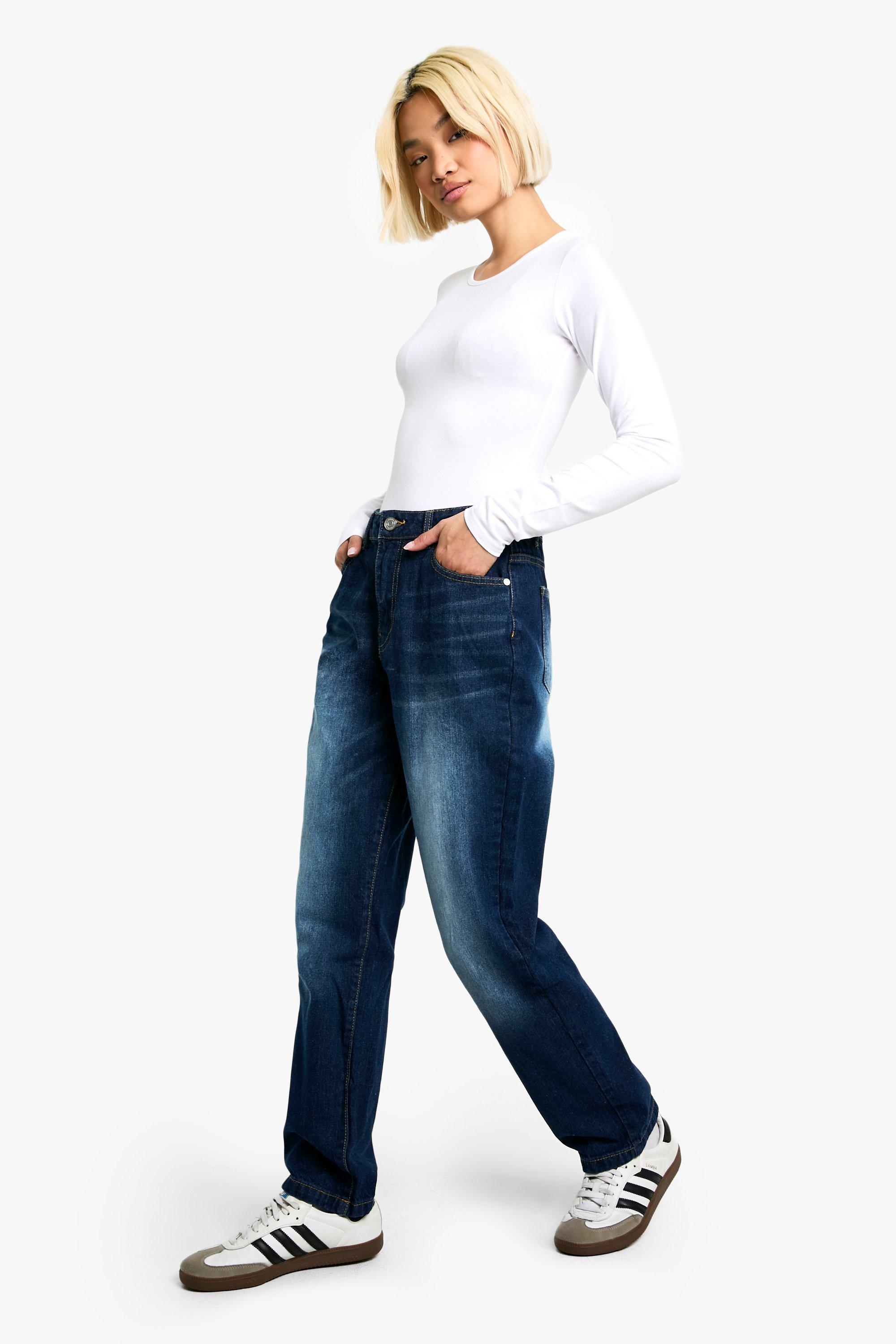 High waisted straight leg jeans petite hotsell